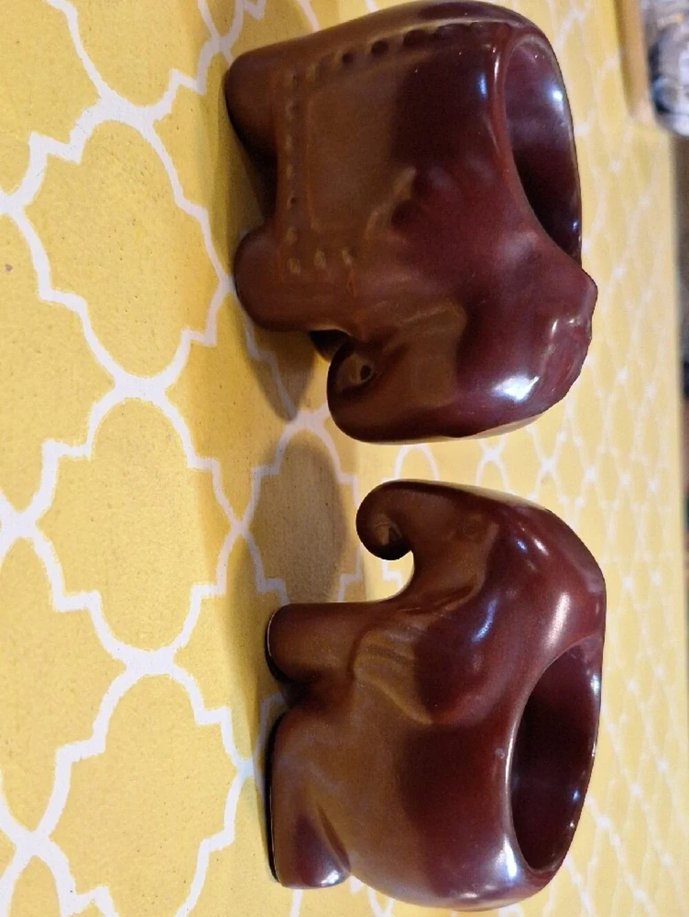 Pair Of Elephant Tealight Candle Holders